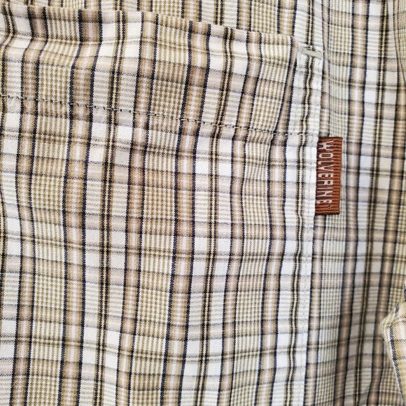WOLVERINE MENS PLAID SHIRT - Picture 4 of 7